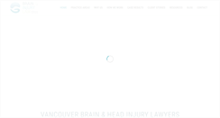 Desktop Screenshot of braininjurylaw.ca